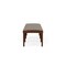 Lesro Lenox Wood 3 Seat Bench Wood Frame, Walnut, MD Farro Upholstery LW3001 - alternate 3